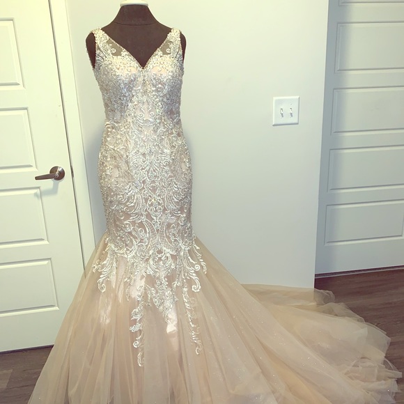 This is my 1 year old once used wedding dress.